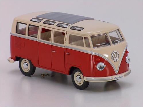 GSDCCkin 0007005r 1/24 Volkswagen Samba Bus red (Personen), Hobby en Vrije tijd, Modelbouw | Figuren en Diorama's, Nieuw, Ophalen of Verzenden
