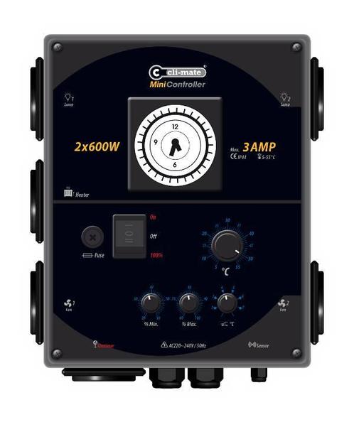 Cli-Mate Mini-Controller 3A 2x600W, Doe-het-zelf en Verbouw, Ventilatie en Afzuiging, Nieuw, Ophalen of Verzenden