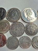 Wereld. 15 old silver coins