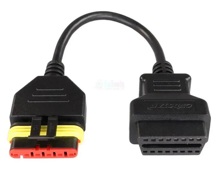 OBDSTAR (M022) | Benelli 6-pins OBD – 16-pins OBD2 Verloopka, Auto diversen, Autogereedschap, Nieuw, Verzenden