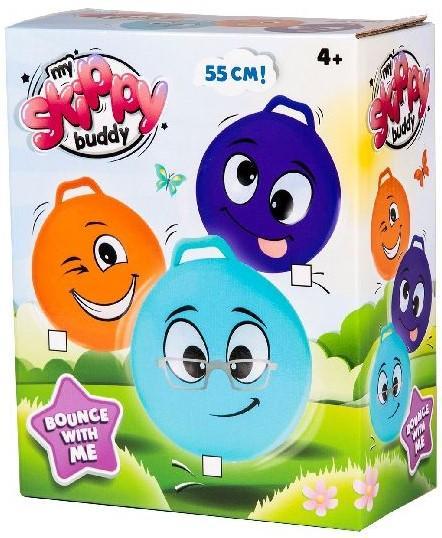 Skippy Buddy Skippybal 55cm Paars | Van der Meulen -, Kinderen en Baby's, Speelgoed | Buiten | Actiespeelgoed, Nieuw, Verzenden