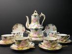 Limoges , France , XIX - Koffieservies - Zacht porcelein, Antiek en Kunst