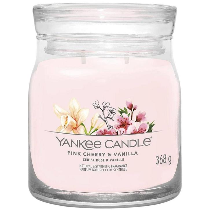 Yankee Candle Pink Cherry & Vanilla Signature Medium Jar -, Sieraden, Tassen en Uiterlijk, Uiterlijk | Haarverzorging, Overige typen