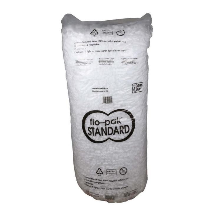 Opvulchips 500 liter Flo-Pak Standard 8 wit, Zakelijke goederen, Partijgoederen en Retail | Verpakking en Verzending, Verzenden