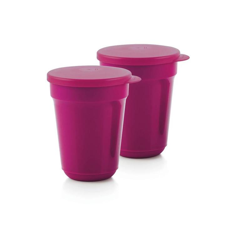 Tupperware 2 Aloha Bekers 470 ml PaarsRoze, Huis en Inrichting, Keuken | Tupperware, Nieuw, Ophalen of Verzenden