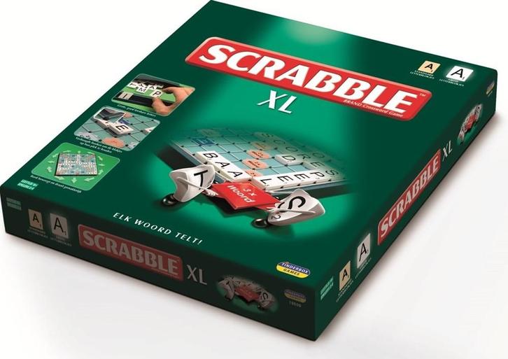 Scrabble XL | Tinderbox Games - Gezelschapsspellen, Hobby en Vrije tijd, Gezelschapsspellen | Bordspellen, Nieuw, Verzenden
