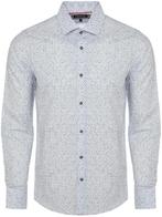 Casual Overhemd Print Lange Mouw Heren Carisma 8625 Wit, Verzenden, Nieuw, Wit