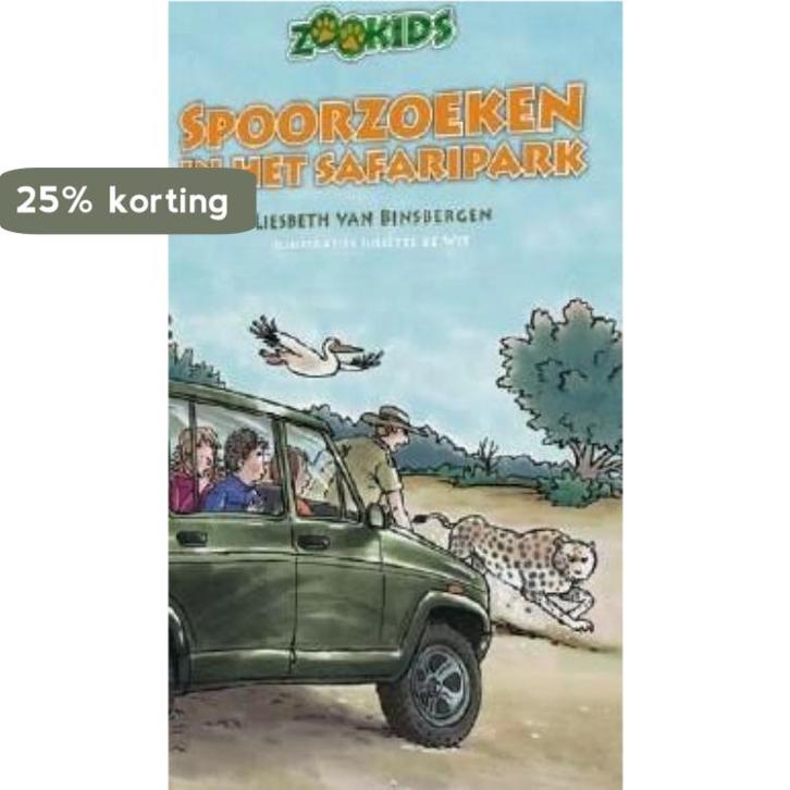 Spoorzoeken in het safaripark 9789085432210, Boeken, Kinderboeken | Jeugd | 10 tot 12 jaar, Zo goed als nieuw, Verzenden