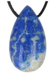 Ruben Robijn Lapis Lazuli edelsteen druppel hanger