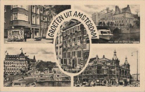 AMSTERDAM - Meerluik Groeten uit Amsterdam, Verzamelen, Ansichtkaarten | Nederland, Verzenden