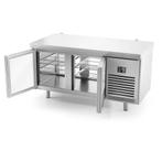 GGM Gastro | Bar koeltafel voor dranken (EN) - glazen deuren, Verzenden, Nieuw in verpakking