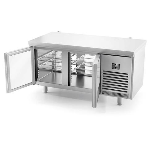 GGM Gastro | Bar koeltafel voor dranken (EN) - glazen deuren, Zakelijke goederen, Horeca | Meubilair en Inrichting, Nieuw in verpakking