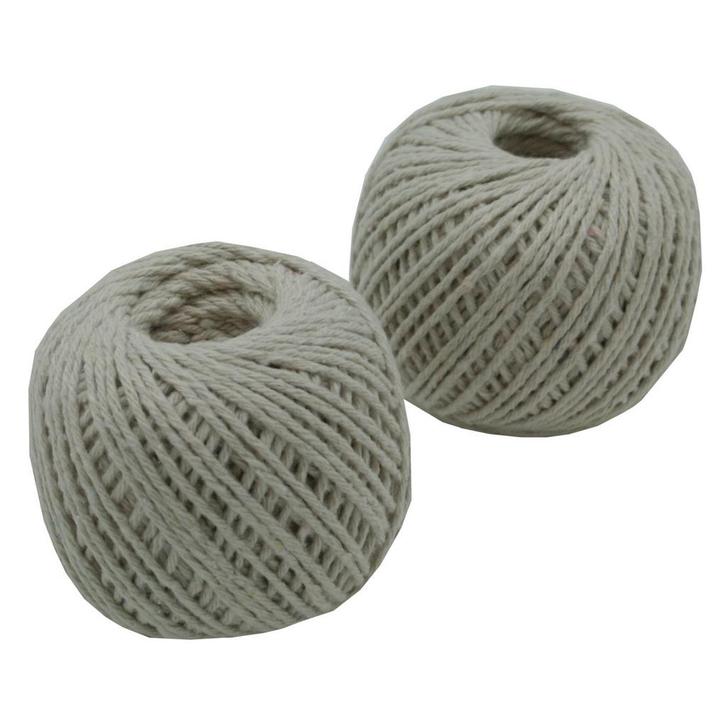 Benson Twee rollen bindtouw - 75 meter per rol - katoen -..., Doe-het-zelf en Verbouw, IJzerwaren en Bevestigingsmiddelen, Nieuw