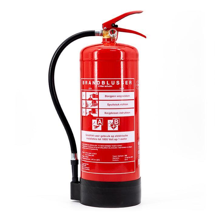 Schuimblusser 6 liter 2-pack, Huis en Inrichting, Brandblussers en Brandkasten, Verzenden