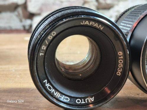Chinon Auto 50mm + 135mm + 85-210mm - M42 | Prime lens, Audio, Tv en Foto, Fotocamera's Analoog