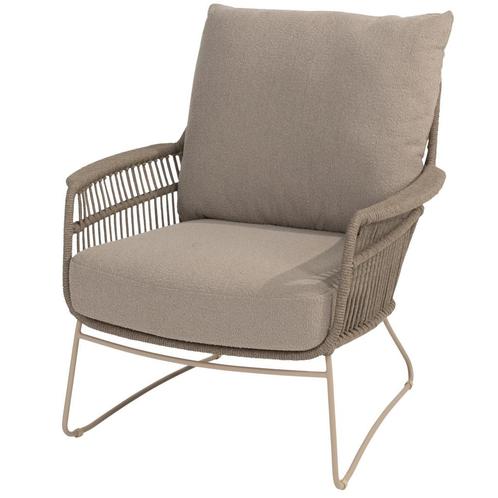 Botanic lounge tuinstoel latte 4 Seasons Outdoor, Tuin en Terras, Tuinstoelen, Nieuw, Ophalen of Verzenden
