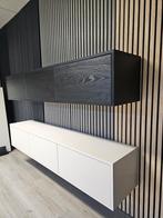 Tv Meubel zwart wandmeubel Zwevend kast Wit tv-meubel 180cm, Huis en Inrichting, 150 tot 200 cm, Nieuw, Overige materialen, Minder dan 100 cm