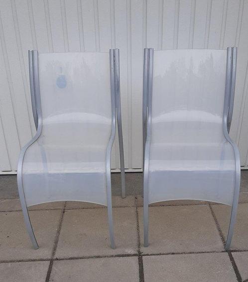 Kartell - Ron Arad - Stoel (2) - FPA - Aluminium, Plastic, Antiek en Kunst, Antiek | Meubels | Stoelen en Banken