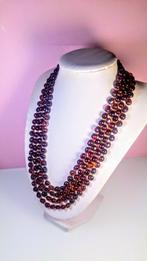 Extra lange Baltische amber - gemengde kleuren strand -