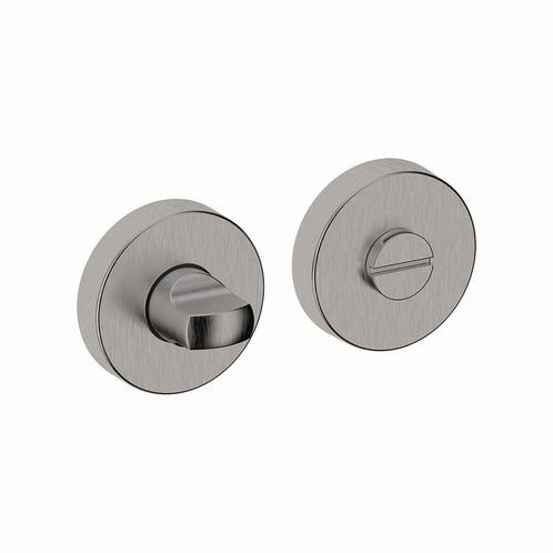 WC-garnituur Shuffle rond - RVS, Doe-het-zelf en Verbouw, Hang- en Sluitwerk, Nieuw, Verzenden