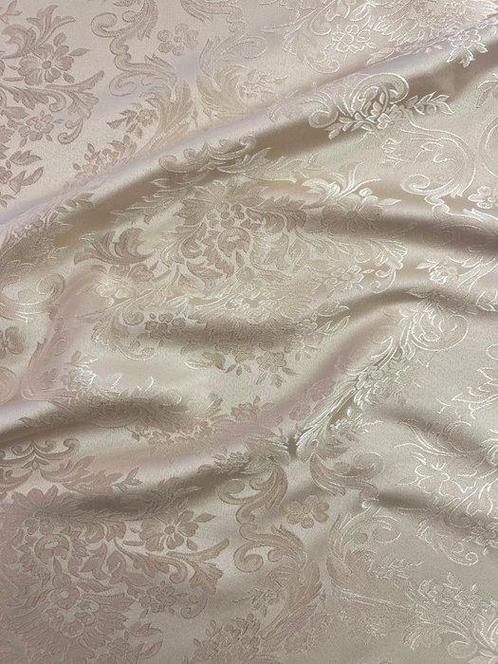 San Leucio - Luxe vintage ivoor jacquard empire stof -, Antiek en Kunst, Antiek | Kleden en Textiel