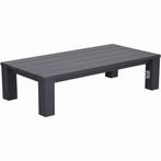 Cube lounge tuintafel 140x70xH40 cm aluminium antraciet, Tuin en Terras, Ophalen of Verzenden, Nieuw, Aluminium