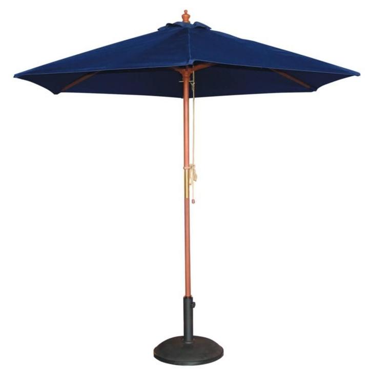 Blauw Terras Parasol rond Ø 2,5 meter, Zakelijke goederen, Horeca | Keukenapparatuur, Verzenden