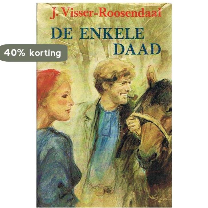 ENKELE DAAD, DE 9789020516449 J. VISSER, Boeken, Romans, Gelezen, Verzenden