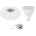 Voordeelset LED Spot Set - Pragmi Pollon Pro - GU10 Fitting, Huis en Inrichting, Lampen | Spots, Metaal of Aluminium, Nieuw, Ophalen of Verzenden