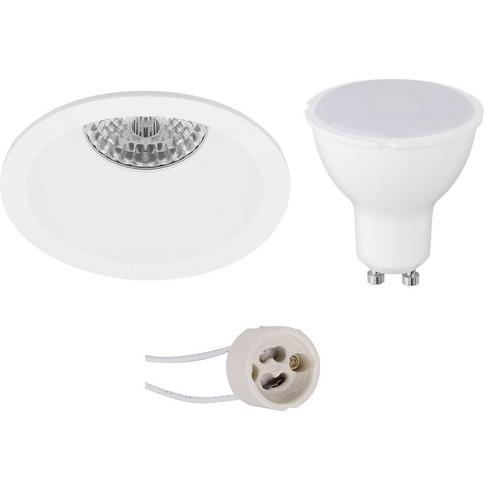 Voordeelset LED Spot Set - Pragmi Pollon Pro - GU10 Fitting, Huis en Inrichting, Lampen | Spots, Plafondspot of Wandspot, Nieuw