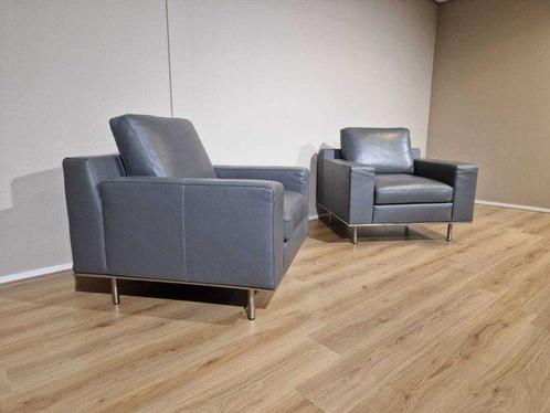 Musa Italia - Fauteuil (2) - Leder, Antiek en Kunst, Antiek | Meubels | Stoelen en Banken