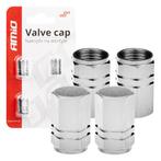 Aluminium ventieldopje - Zilver - 4 stuks, Verzenden, Nieuw