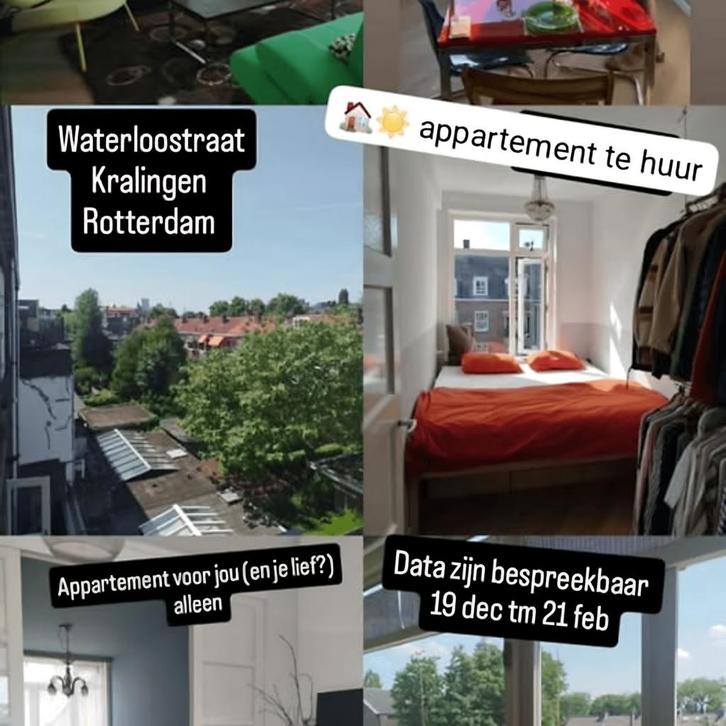Appartement 50 m² tijdelijk, Huizen en Kamers, Huizen te huur, Direct bij eigenaar, Rotterdam, Appartement