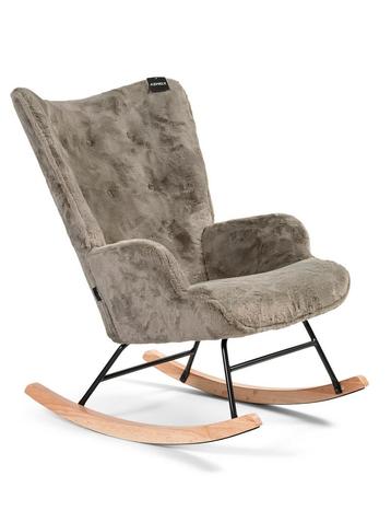 Aemely® Schommelstoel Mama - Olijf Groen Imitatiebont, Bla beschikbaar voor biedingen