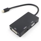 Mini DisplayPort 1.1 naar HDMI, DVI en VGA adapter, Audio, Tv en Foto, Audiokabels en Televisiekabels, Nieuw, Ophalen of Verzenden