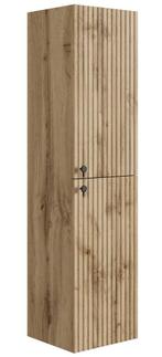 Badkamerkast Saros 35 x 32  x 140 cm - Eiken, Huis en Inrichting, Verzenden, Nieuw, (Half)hoge kast