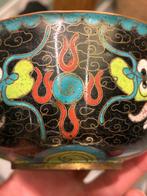 Kom (2) - Emaille, Koper - Set van cloisonné kommen., Antiek en Kunst