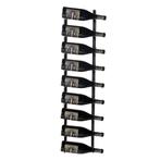 Wijnrek | 9 flessen | Wandmontage  | Rek voor muur | Staal, Verzenden, Nieuw
