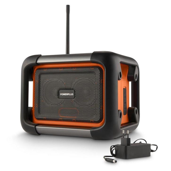 Draagbare bouwradio / werfradio 20V 100-240V DAB+ / FM, Auto diversen, Auto-accessoires, Nieuw, Verzenden