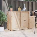 vidaXL Keukendeur 2 pcs Crème 50 x 9 x 82 cm Massief, Huis en Inrichting, Kasten | Overige, Verzenden, Nieuw