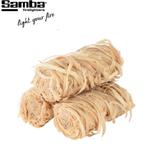 Samba Houtwol, Aanmaakhoutwol, Aanmaakkrullen, Wokkels -..., Tuin en Terras, Barbecue-accessoires, Ophalen of Verzenden, Nieuw