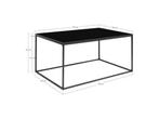 Veiling - House Nordic Vita Salontafel - Zwart Frame, Huis en Inrichting, Tafels | Salontafels, Nieuw