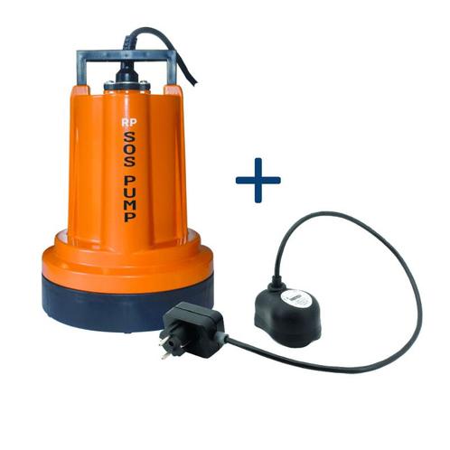 RP SOS PUMP AUT CRAB | DE VLAKZUIGENDE DOMPELPOMP, Tuin en Terras, Waterpompen, Dompelpomp, Nieuw, Elektrisch, Verzenden