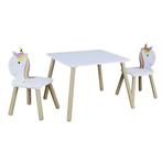 Kindertafel met 2 Unicorn stoeltjes, Huis en Inrichting, Nieuw, Verzenden