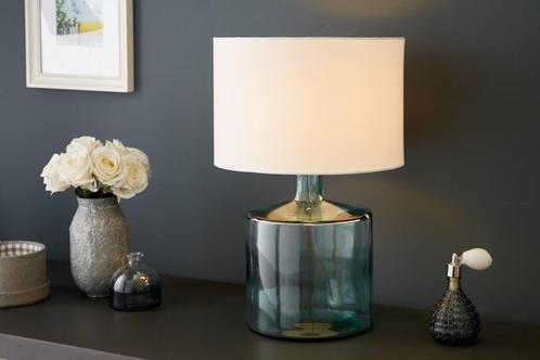 Handgemaakte tafellamp CLASSIC II 50cm gerecycled glas, Huis en Inrichting, Lampen | Tafellampen, Ophalen of Verzenden