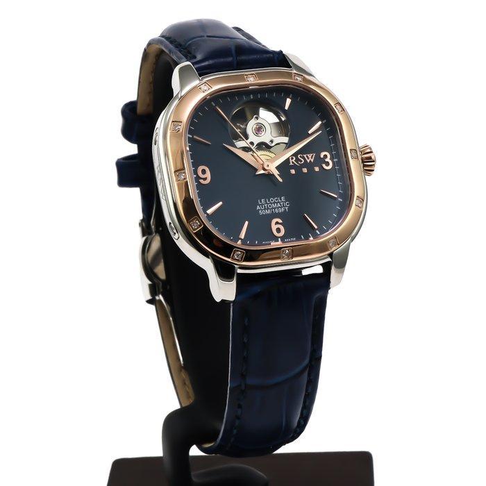RSW - Le Locle Swiss Open Heart Automatic - RSWLA122-SRL-D-9, Sieraden, Tassen en Uiterlijk, Horloges | Heren