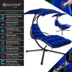 Hangstoel - Ligstoel - Ligbed - Blauw - Kesser®, Huis en Inrichting, Fauteuils, Verzenden, Zo goed als nieuw