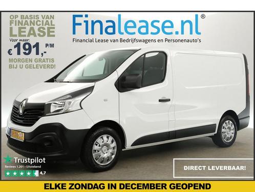 Renault Trafic 1.6 dCi T29 L1H1 Airco Cruise Navi PDC €191pm, Auto's, Bestelauto's, Lease, Handgeschakeld, Diesel, Wit, Renault