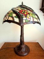 Tiffany-Stil - Staande lamp - Grote antieke kleurrijke, Antiek en Kunst