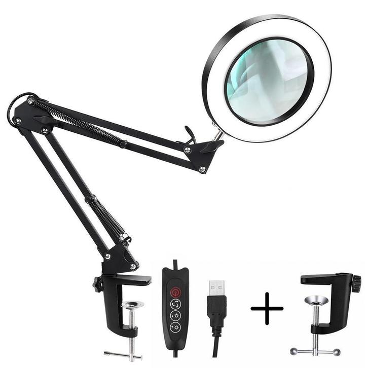 My Green Deal - Loeplamp met led verlichting - Retourdeal, Hobby en Vrije tijd, Vergrootglazen, Loepen en Loeplampen, Nieuw, Loeplamp